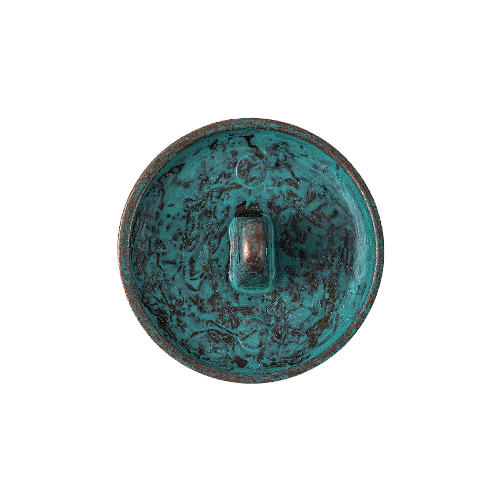 Italian Geometric Copper Oxidized Shank Back Button - 36L/23mm - Joann Fabrics