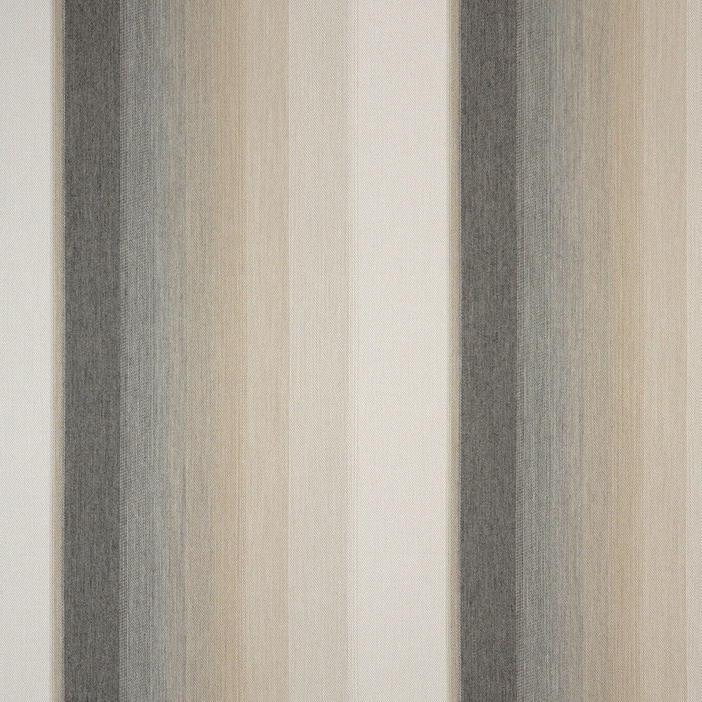 Dip Dye Striped Woven by Sunbrella - Chickadee Gray and Beige - Joann Fabrics