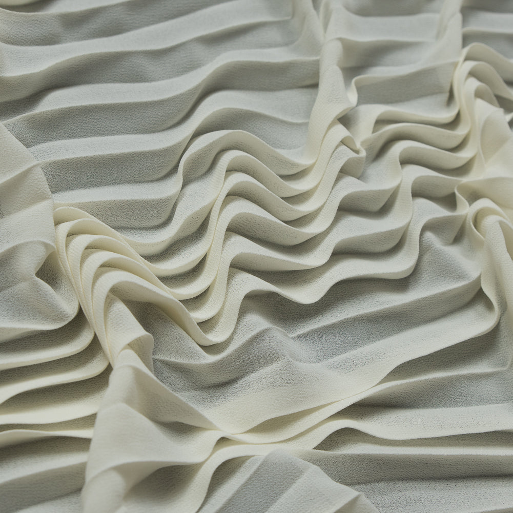 Accordion Pleated Chiffon - Off-White - Etereo Collection - Joann Fabrics