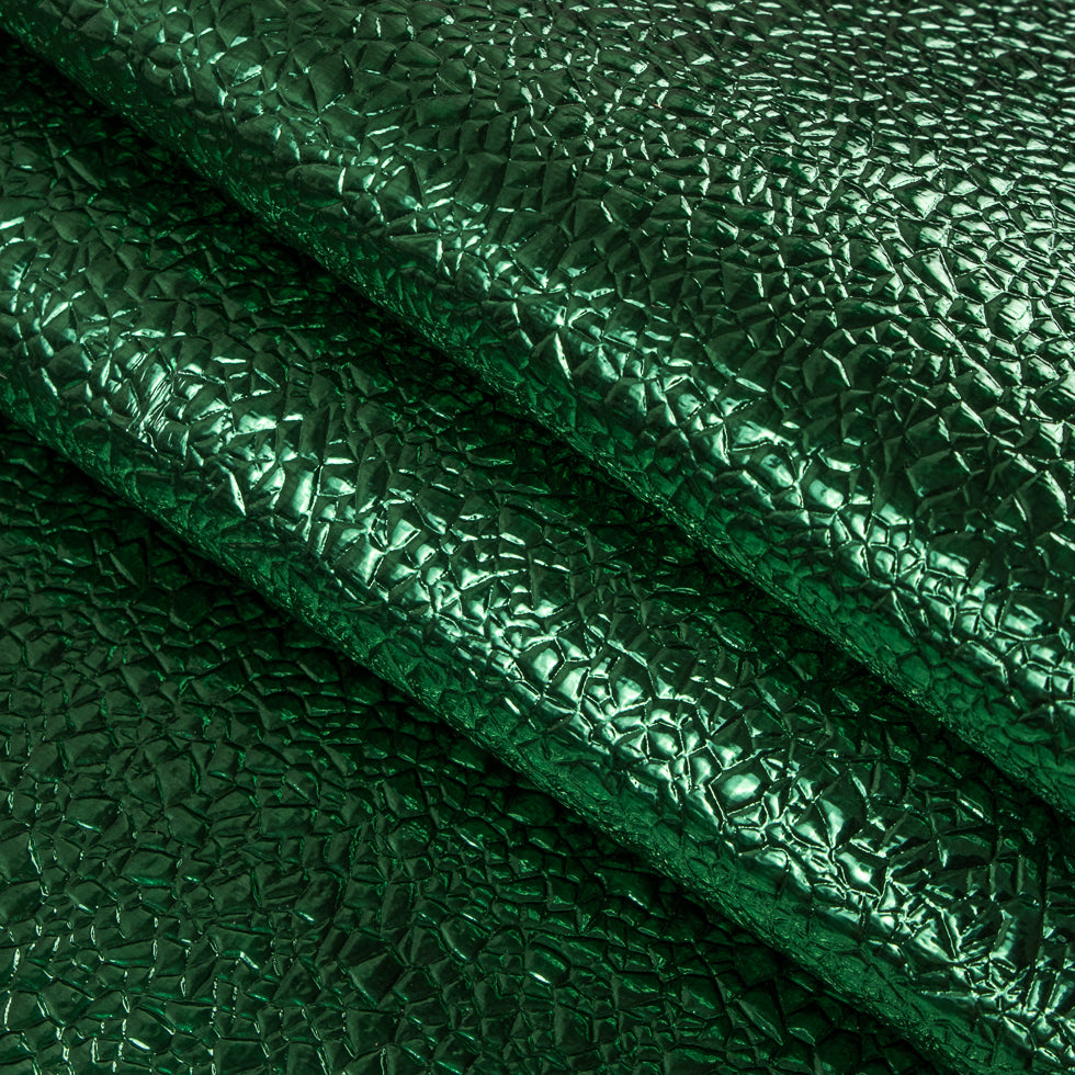 Metallic Green Crackled Vinyl - Joann Fabrics