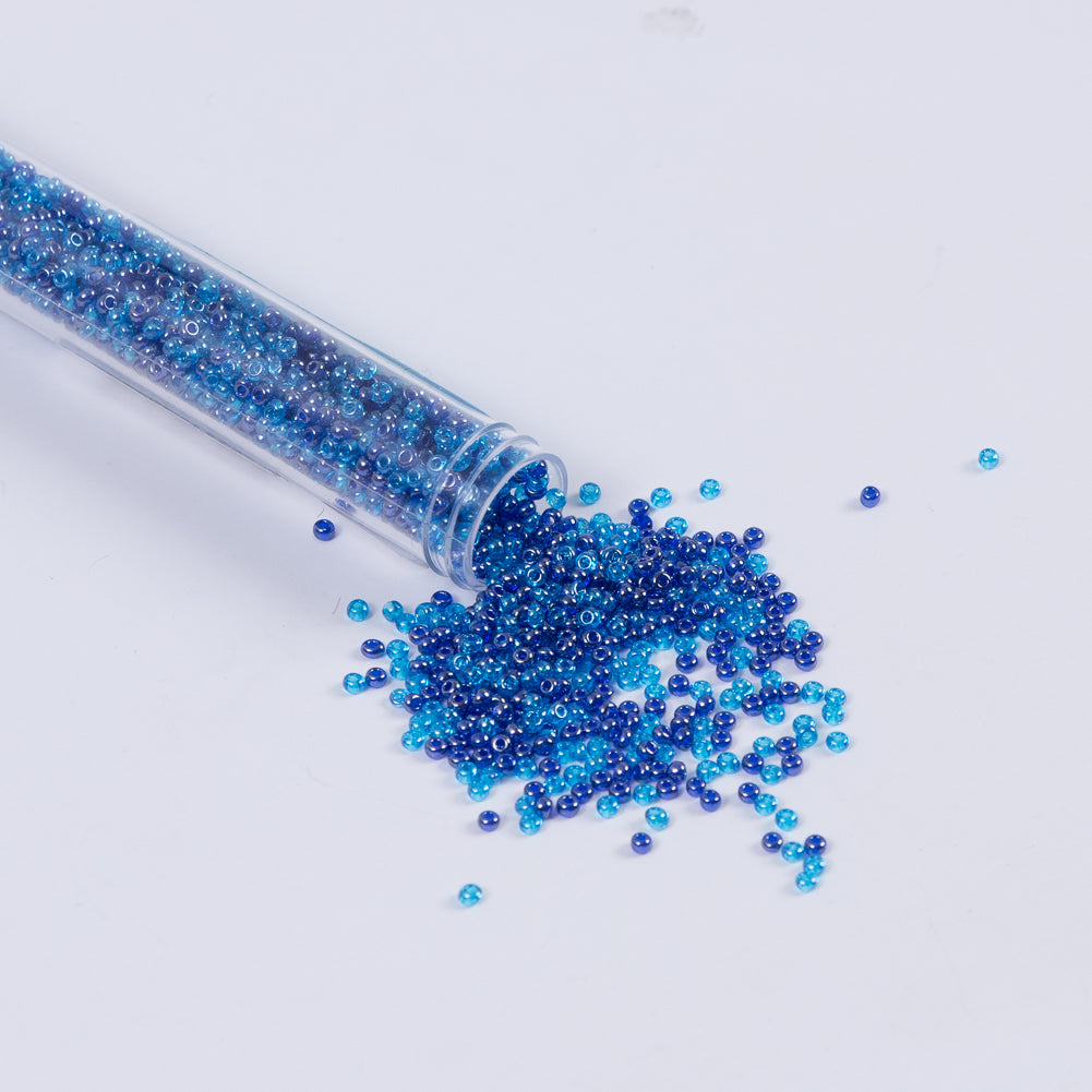 Lustrous Aqua Mixed Czech Seed Beads - Size 10 - Joann Fabrics