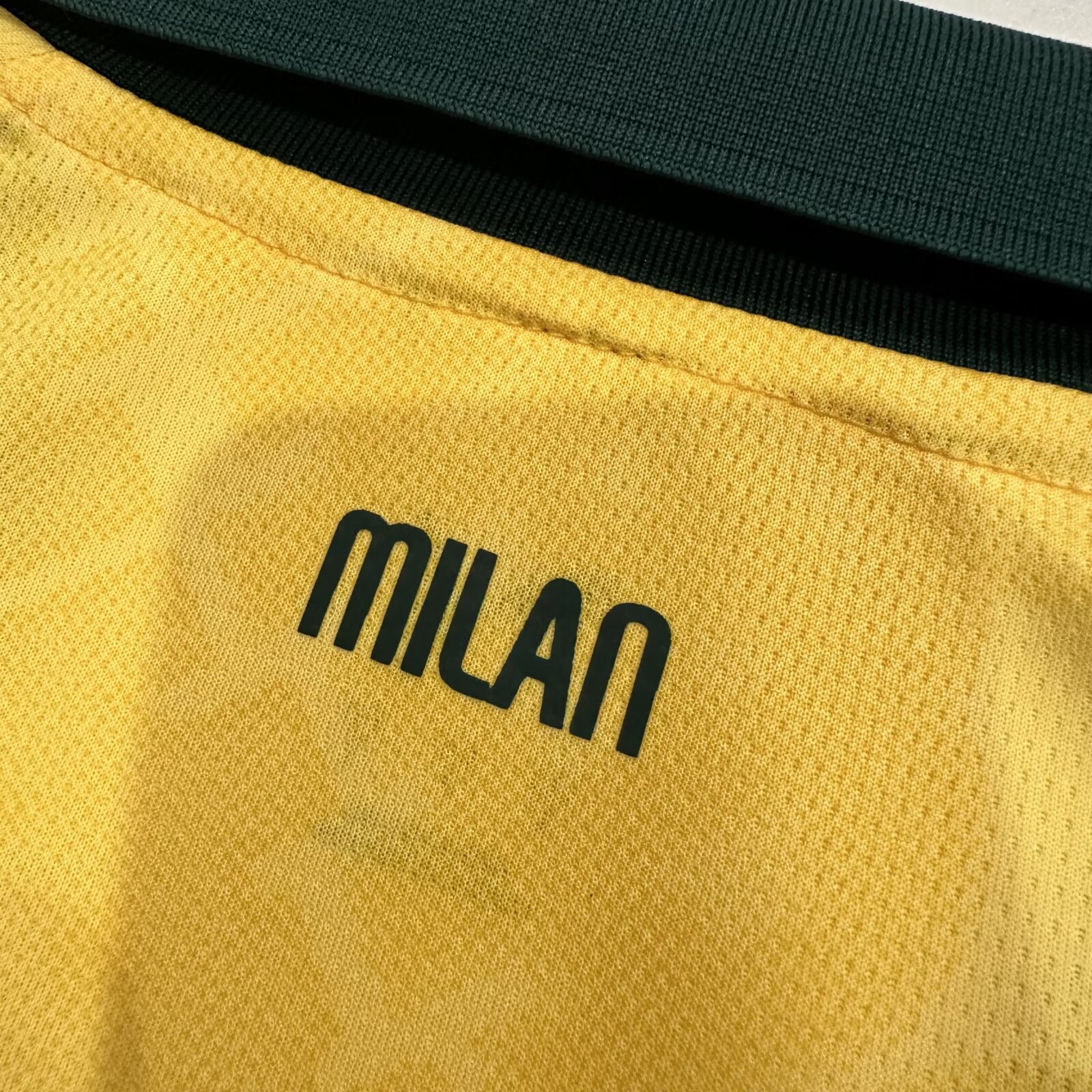 2025/2026 AC Milan Third Away Yellow Football Jersey 1:1 Thai Quality