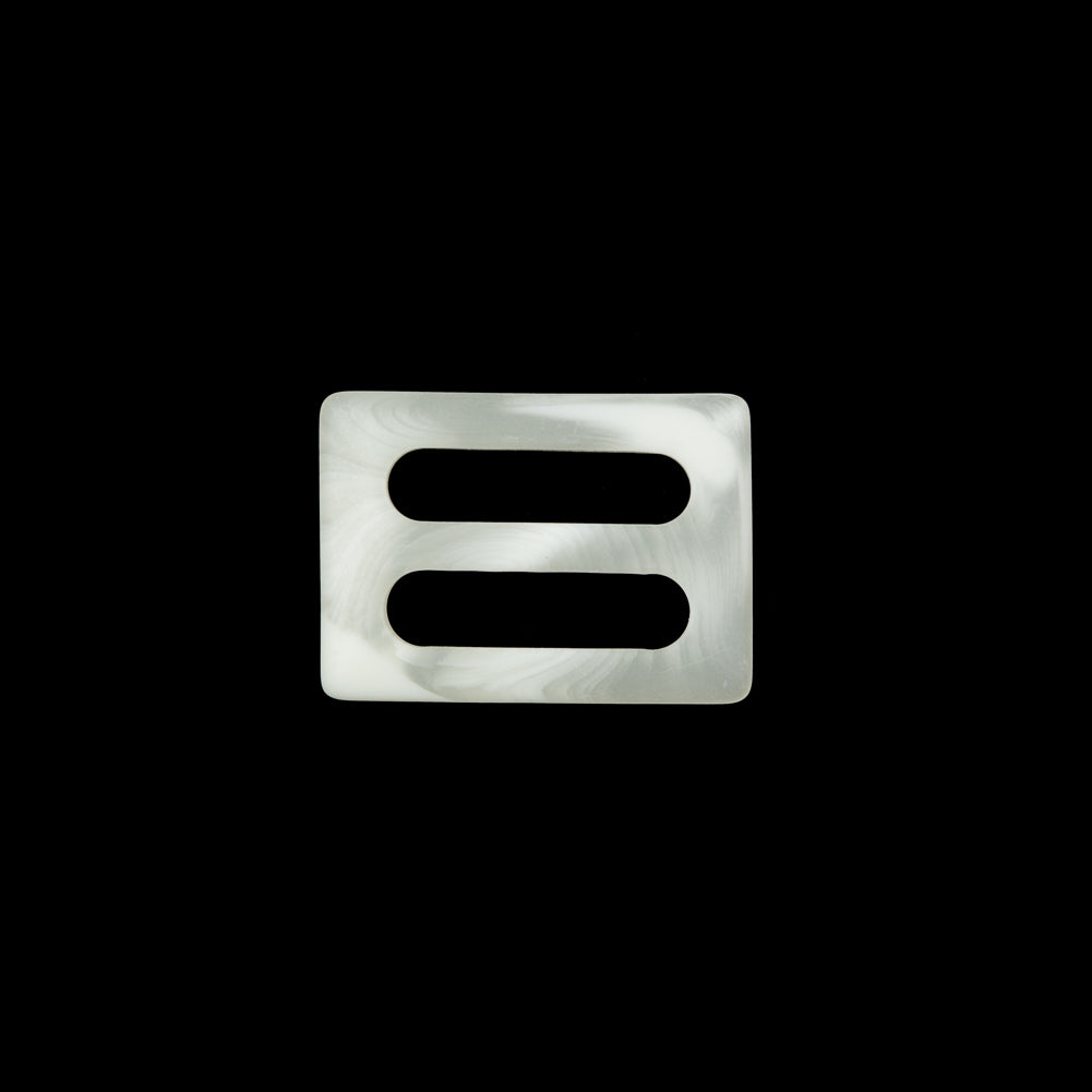 Ivory Plastic Buckle - 1