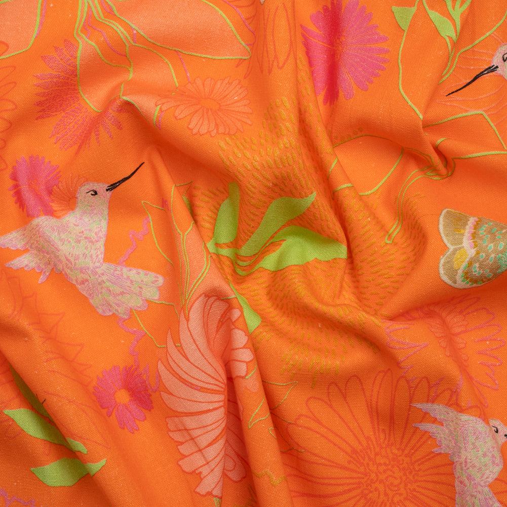 Mood Exclusive Hummingbird Heart Linen and Cotton Woven - Joann Fabrics