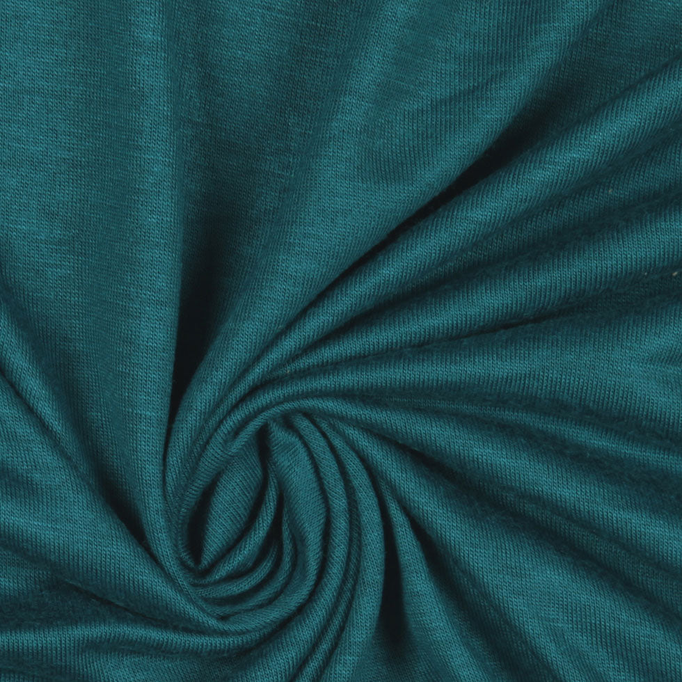 Deep Turquoise Stretch Rayon Jersey - Joann Fabrics