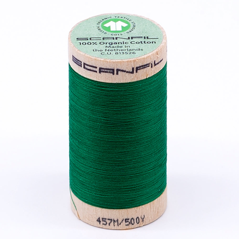 SCANFIL® 50wt Organic Pima Cotton Thread 500 yds - 4821 Jolly Green - Joann Fabrics