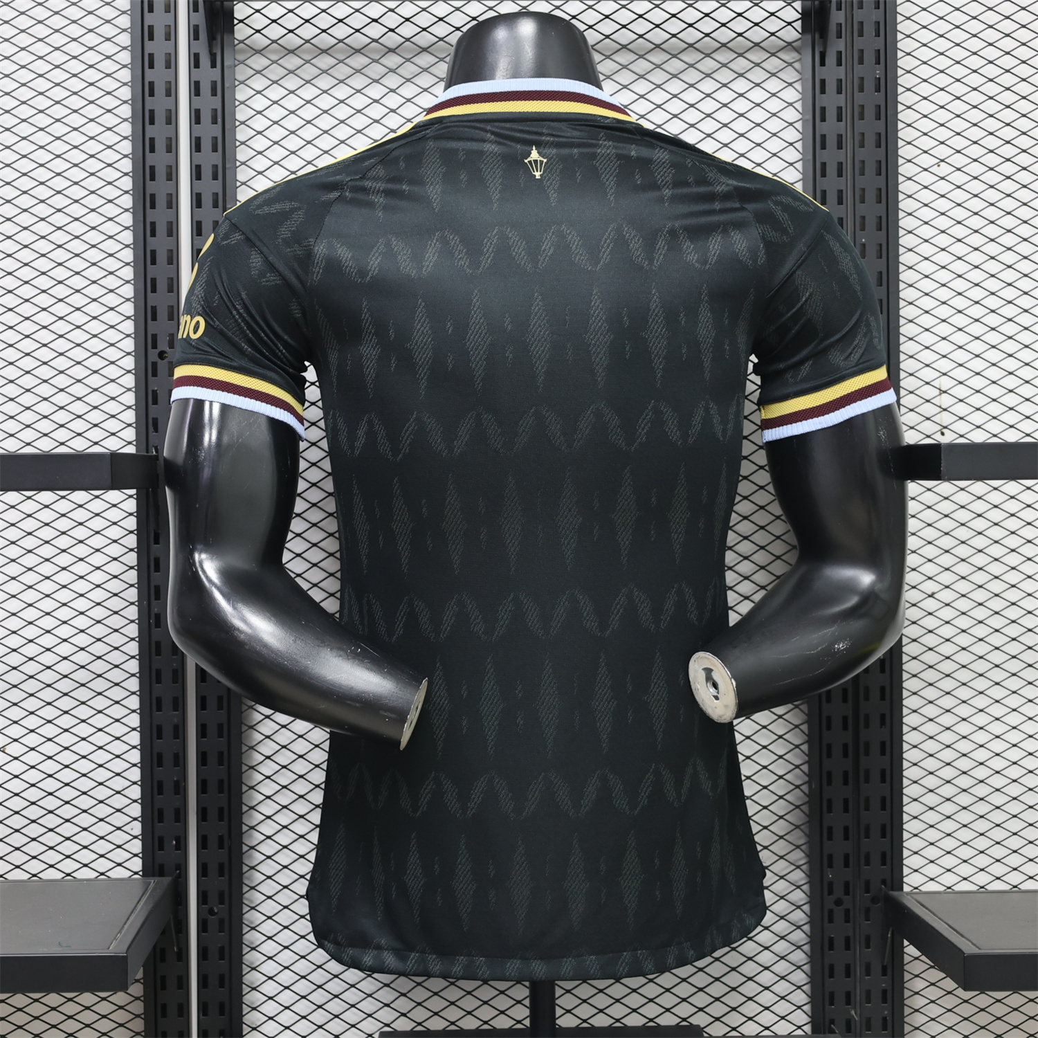 Aston Villa 26-27 Away Black Jersey - Player Version - UnitedFutballJersey