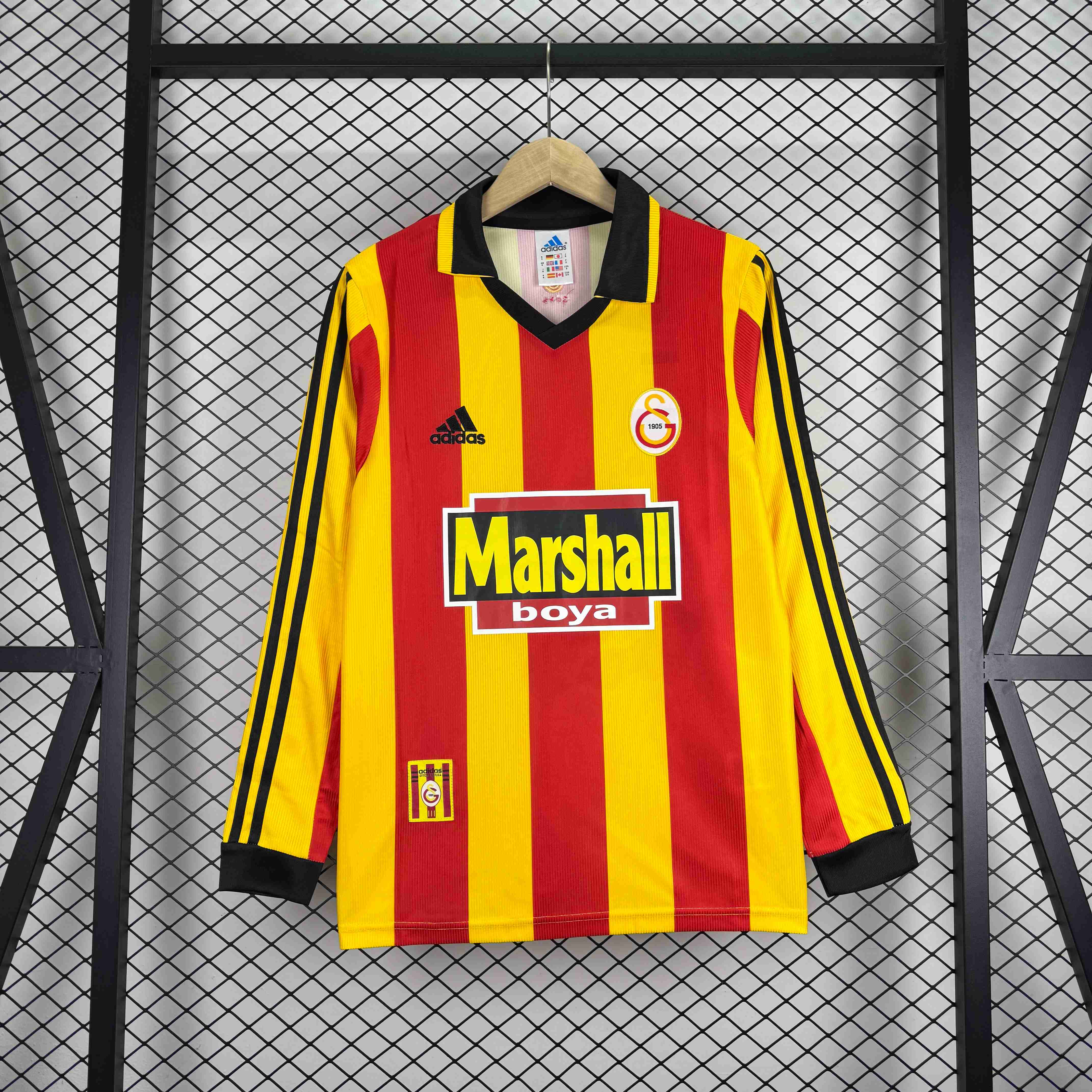 1999/2000 Retro Long Sleeve Galatasaray Home Football Shirt 1:1 Thai Quality