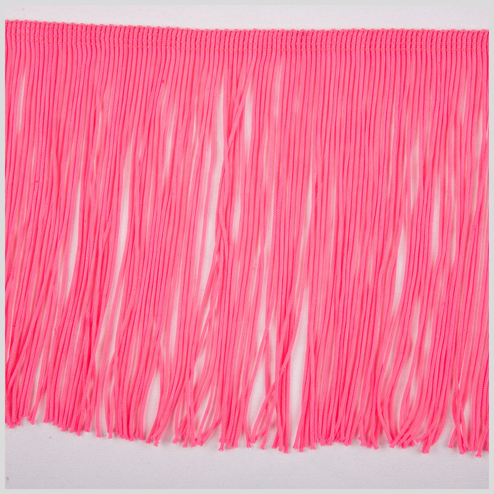 Pink Glo Chainette Fringe - 6