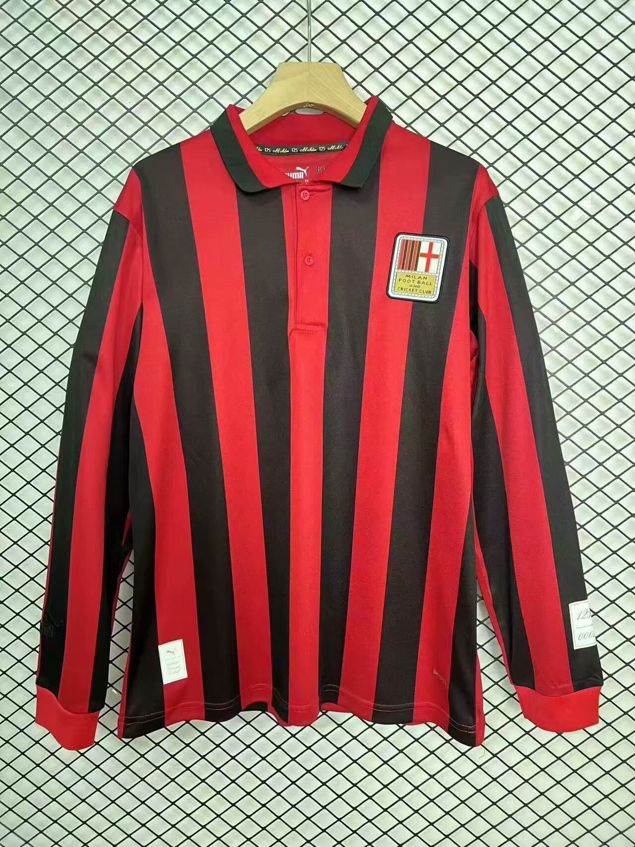 2024/2025 AC Milan Long Sleeves Limited Edition Soccer Jersey 1:1 Thai Quality