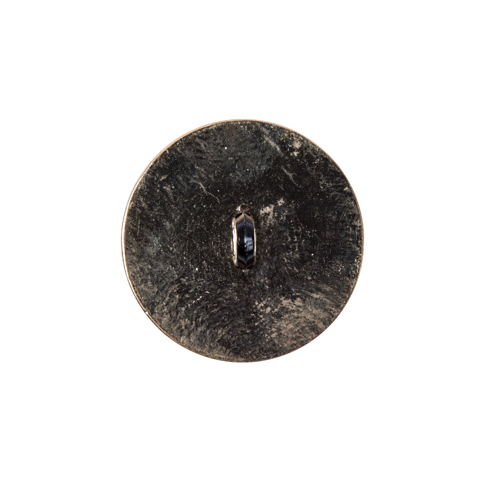 Italian Black and GoldZamac Button - 36L/23mm - Joann Fabrics