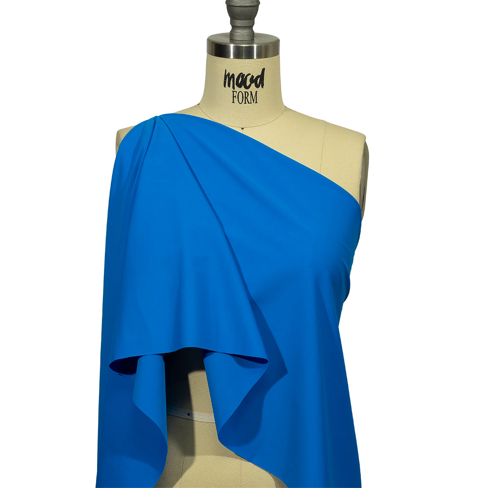 Recycled Swimwear Tricot, UV Protective - Blue - Santorini Plus Collection - Joann Fabrics