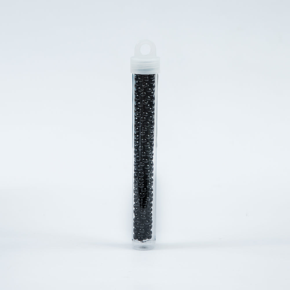Black Opaque Czech Seed Beads - Size 6 - Joann Fabrics