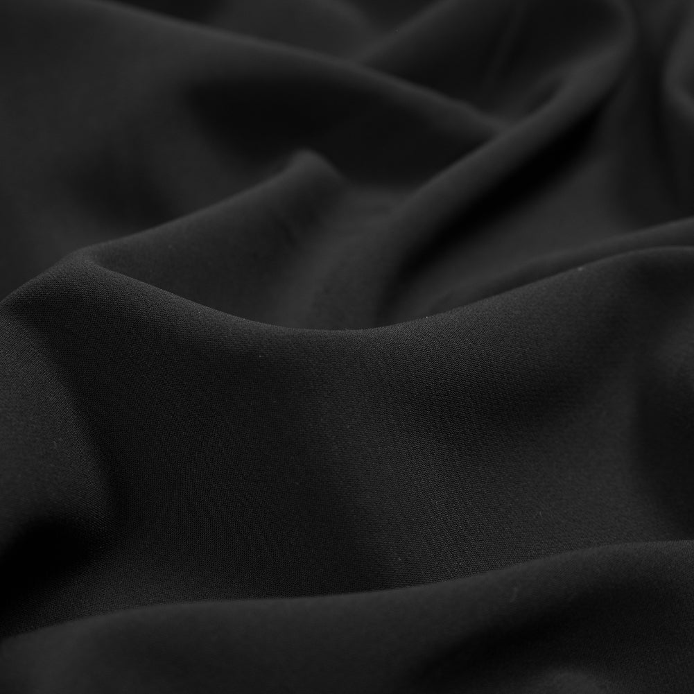 Black Stretch Polyester 4-Ply Crepe - Joann Fabrics