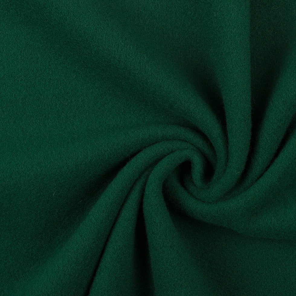 Wool and Cashmere Coating Made in Italy - Green - Alberini Collection - Joann Fabrics