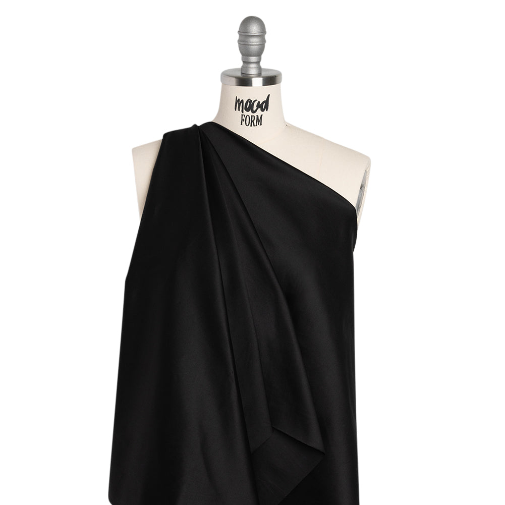Stretch Cotton Sateen - Black - Deadstock - Joann Fabrics