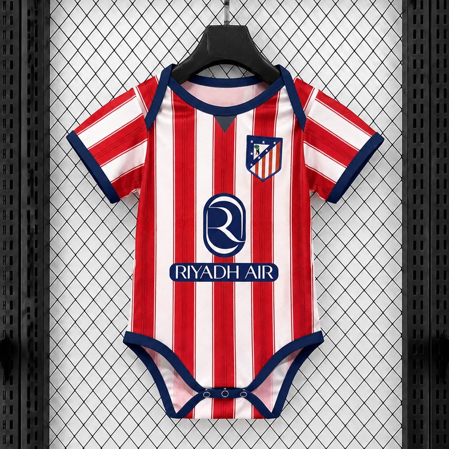 Atletico Madrid 26-27 Home Baby Crawling Suit - UnitedFutballJersey