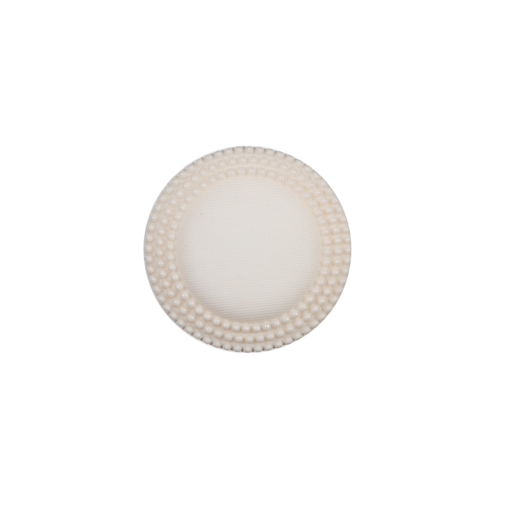 Italian Beige Textured Plastic Button - 24L/15mm - Joann Fabrics