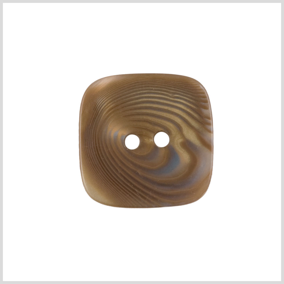 Brown/Turquoise Plastic Coat Button - 44L/28mm - Joann Fabrics