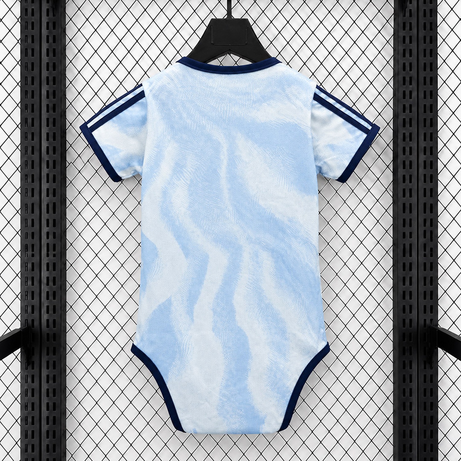 Ajax 26-27 Third Light Blue White Baby Crawling Suit - UnitedFutballJersey