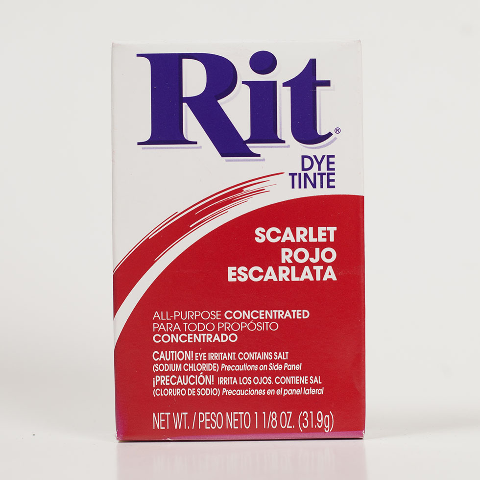 Rit All-Purpose Box Fabric Dye - Scarlet Red - 1 1/8oz - Joann Fabrics