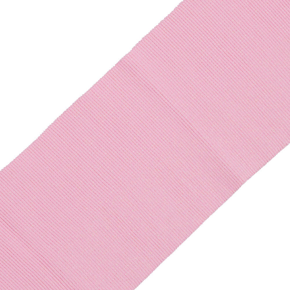 Baby Pink Sparkle Rib Knit Trim - 7