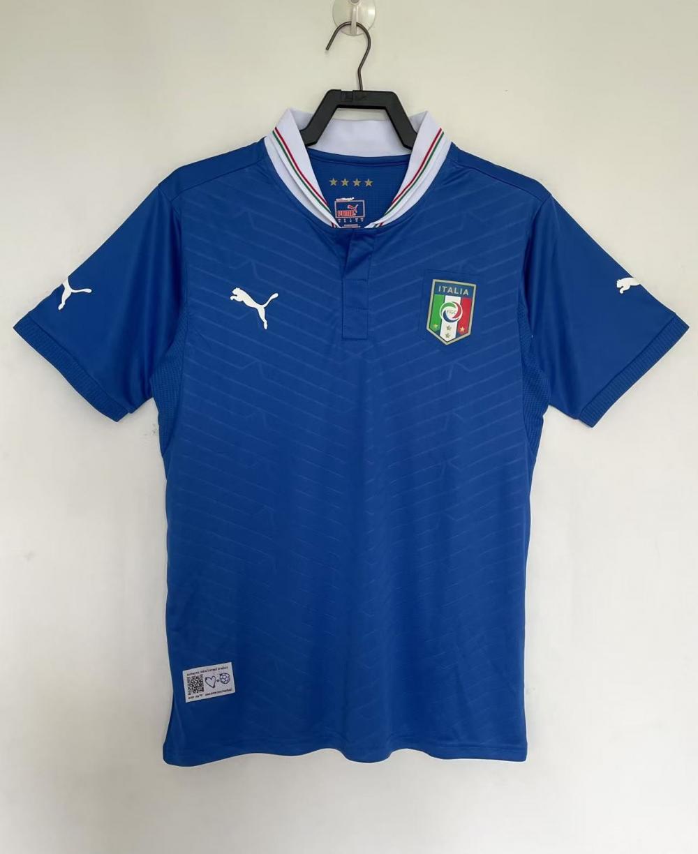 2012 Retro Italy Home Soccer Shirt 1:1 Thai Quality