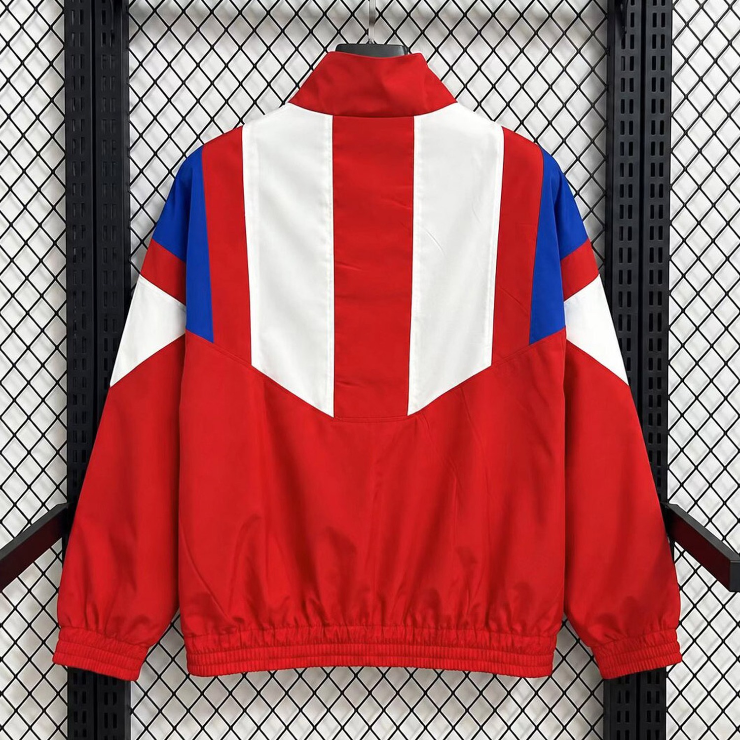 Bayern Munich 26-27 EQT Red White Blue Windbreaker Jacket - UnitedFutballJersey