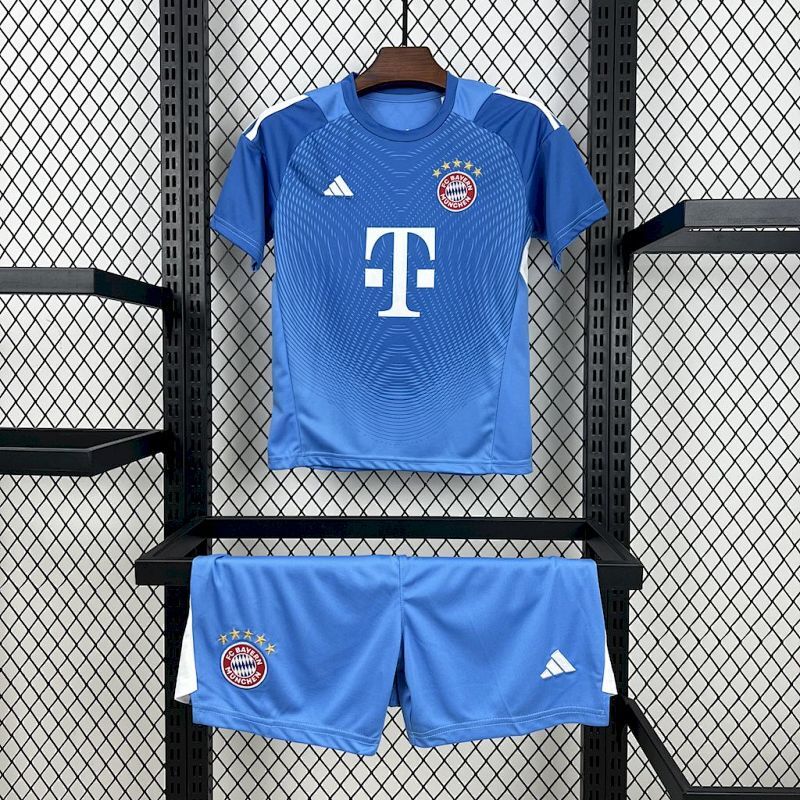 2025/2026 Bayern Munich Goalkeeper 01 Football Jersey 1:1 Thai Quality Kids Size