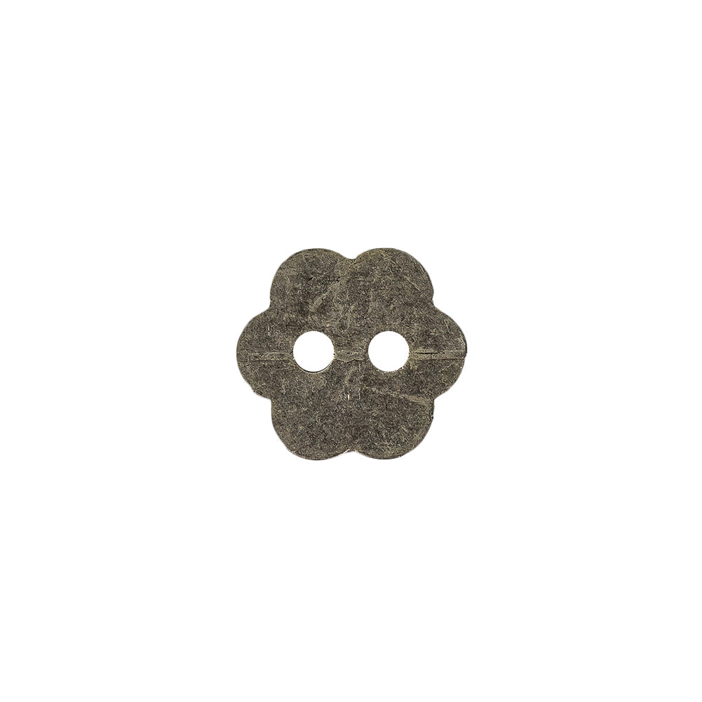 Silver Concave 2-Hole Metal Flower Button - 20L/12.5mm - Joann Fabrics