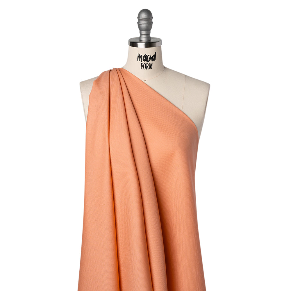 Wool Basketweave Suiting by Alexander McQueen - Peach - Designer Deadstock - Joann Fabrics