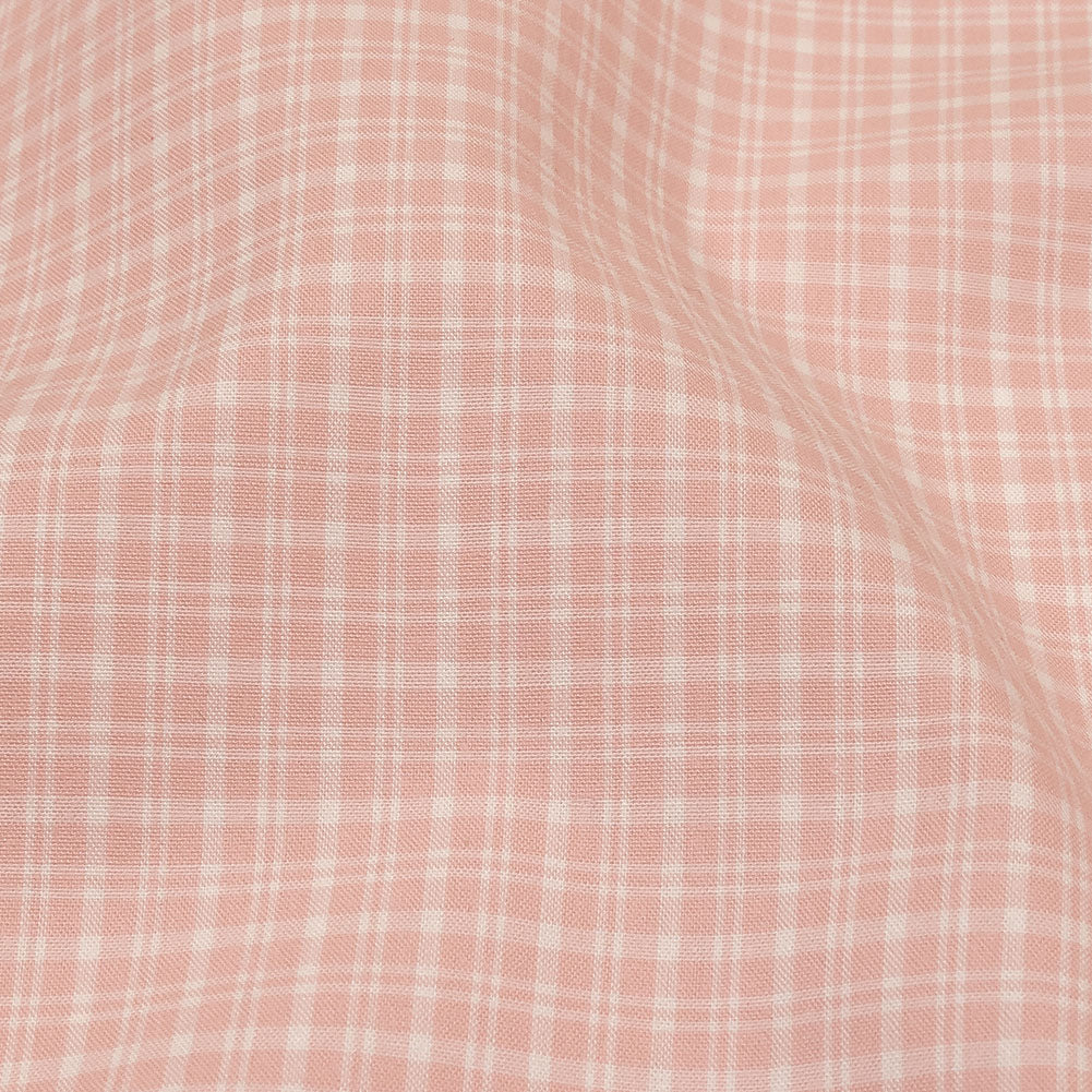 Pima Cotton Shirting - Pink and White Plaid - Joann Fabrics