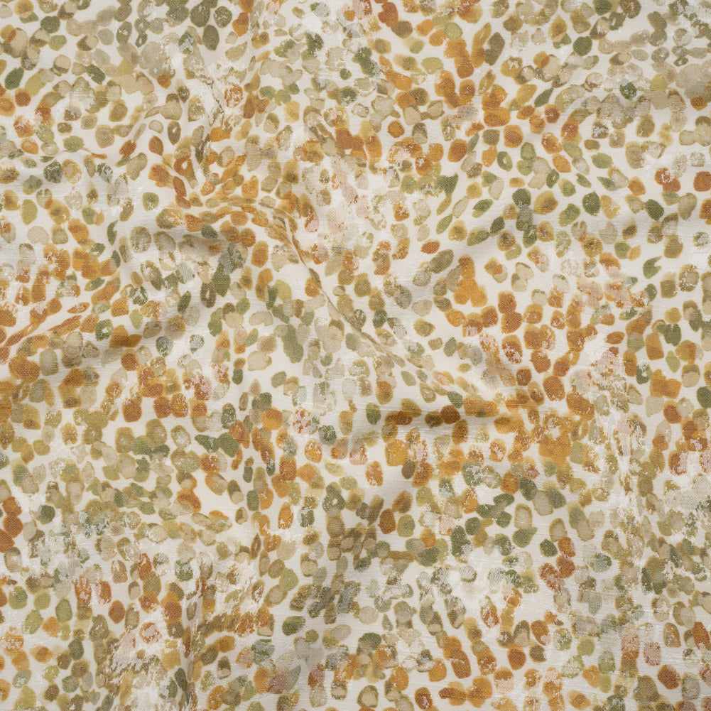 Drapery Jacquard Print - Ivy Bouncing Spots - British Imported - Joann Fabrics
