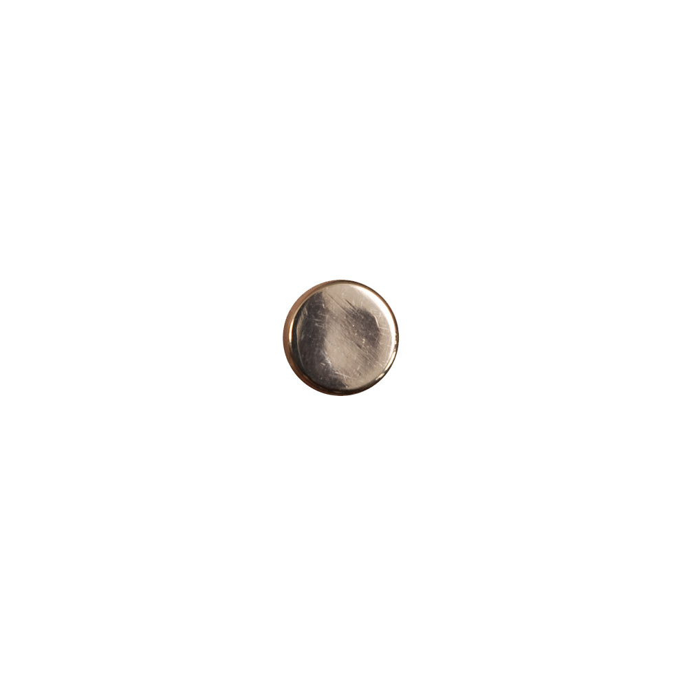 Italian Gold Metal Shank Back Button - 12L/7.5mm - Joann Fabrics