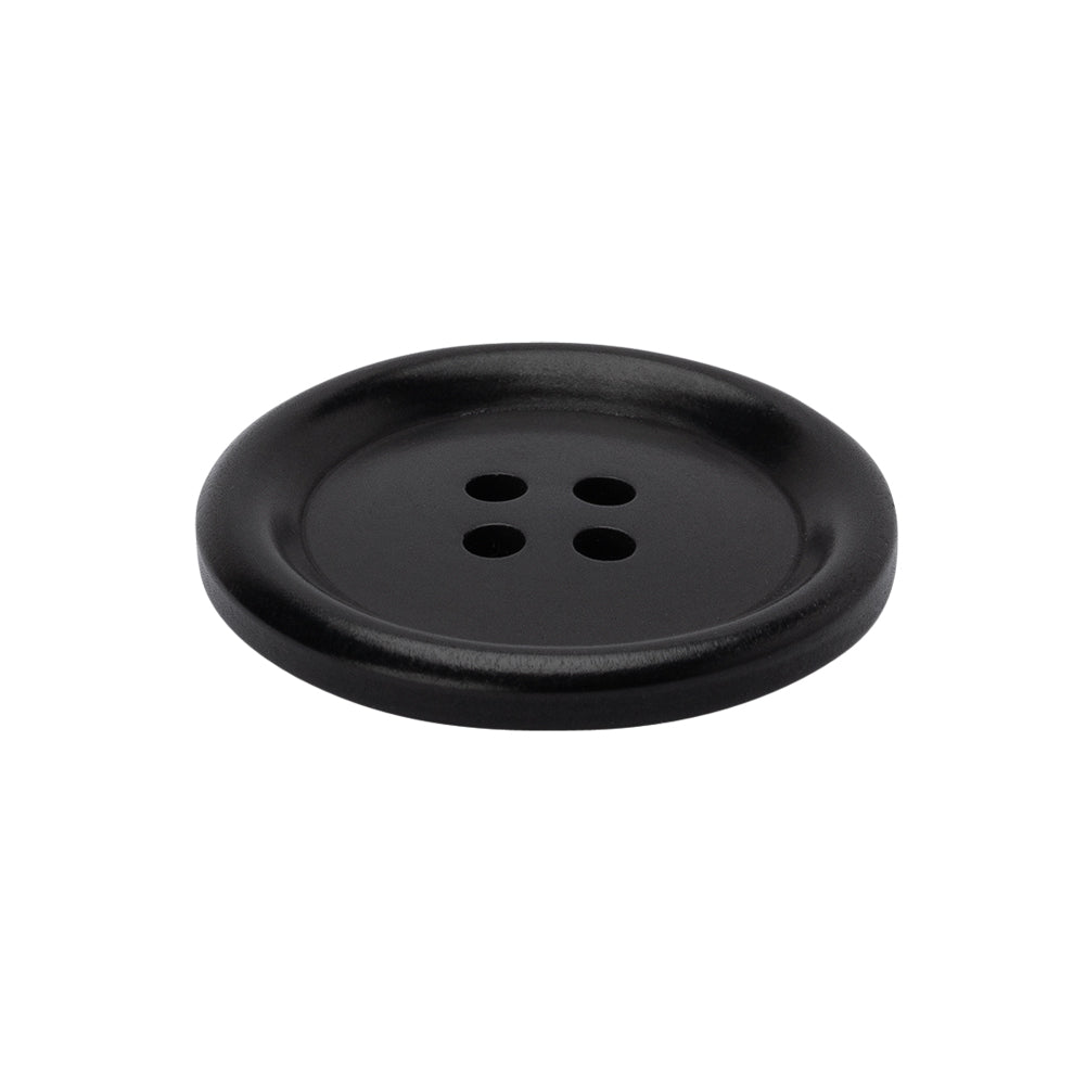 Plastic 4-Hole Button - 40L/25.5mm - Black - Joann Fabrics