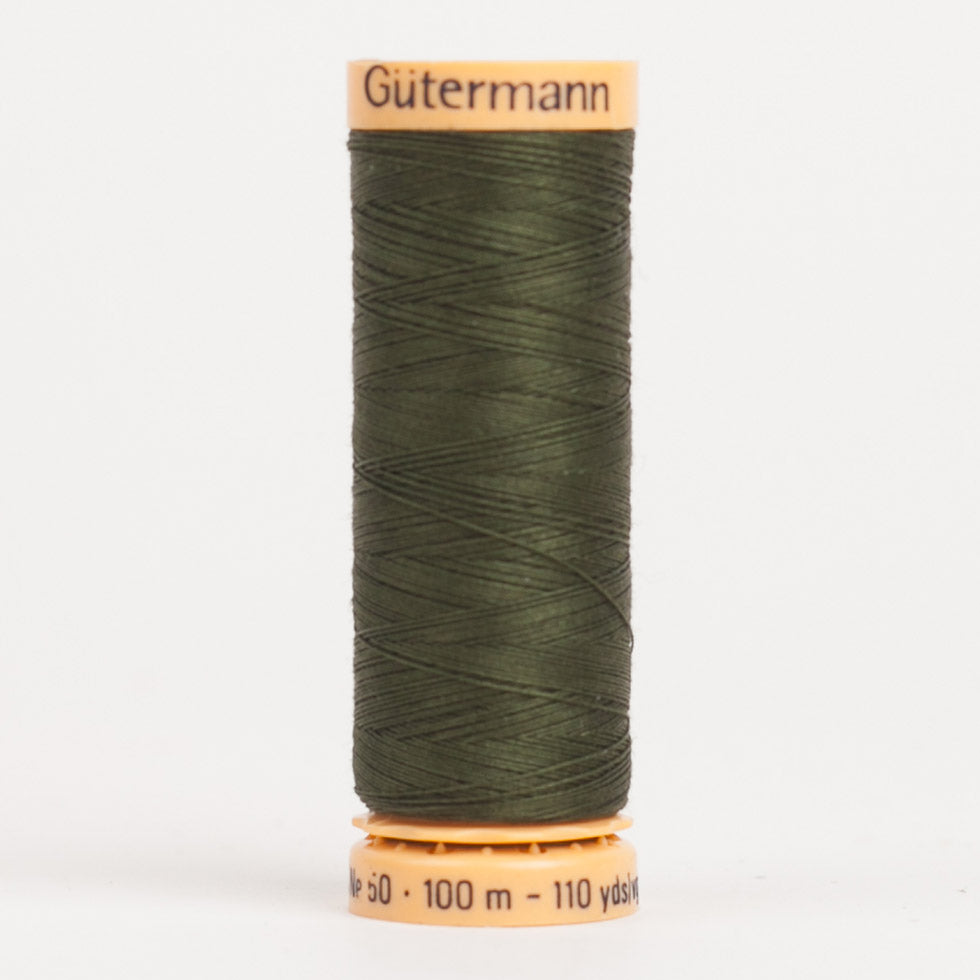 Gutermann Cotton Thread 100m - 8680 Black Olive - Joann Fabrics