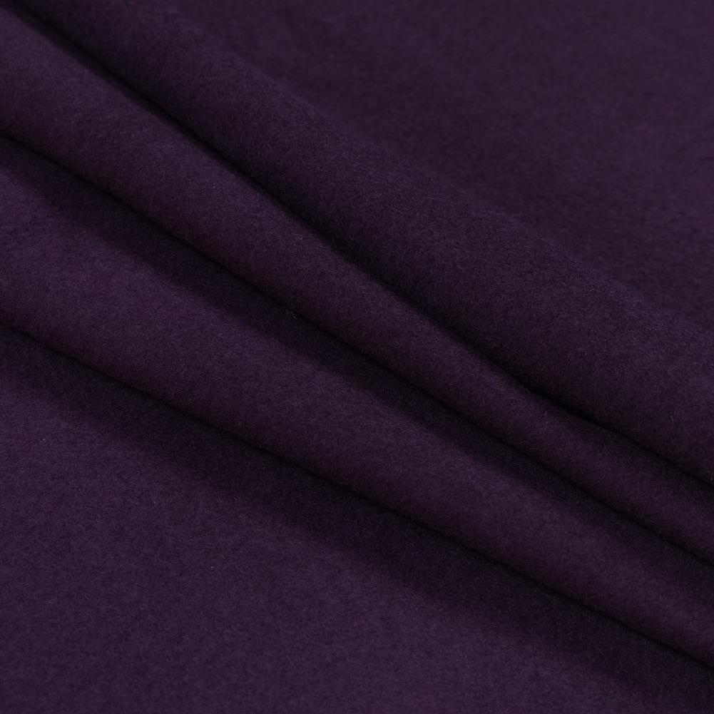 Bamboo and Cotton Stretch Knit Fleece - Plum - Jessamyn Collection - Joann Fabrics