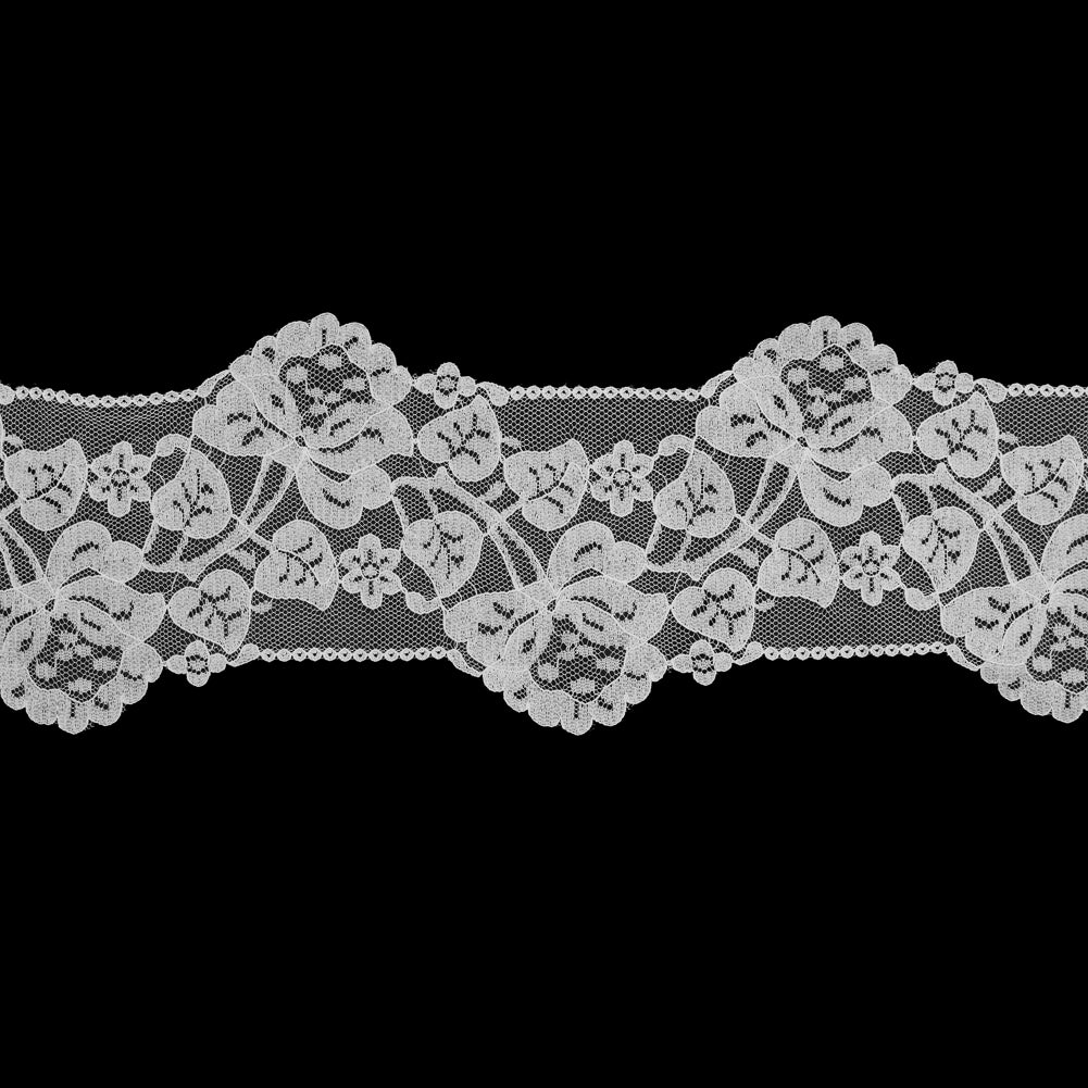 Off-White Floral Lace Trim - 6