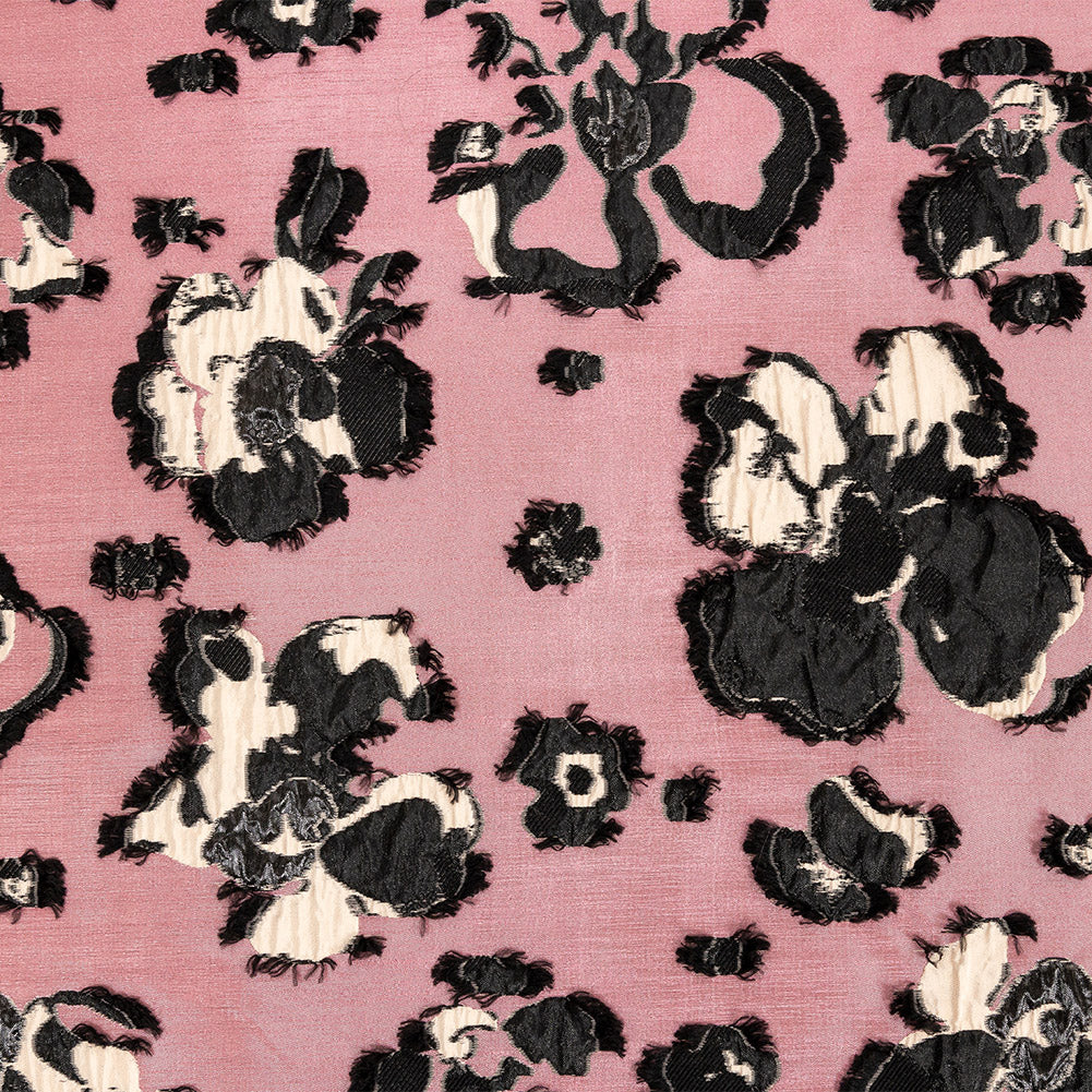 Pink and Beige Floral Luxury Brocade - Joann Fabrics