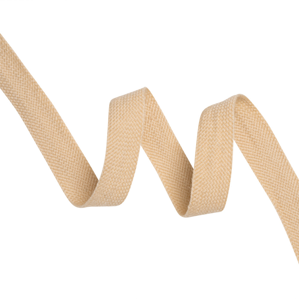 Beige Wool Braided Tape - 0.75