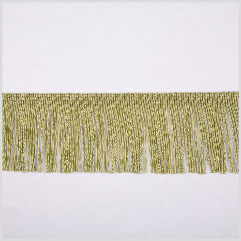 Sage Green Chainette Fringe - 2