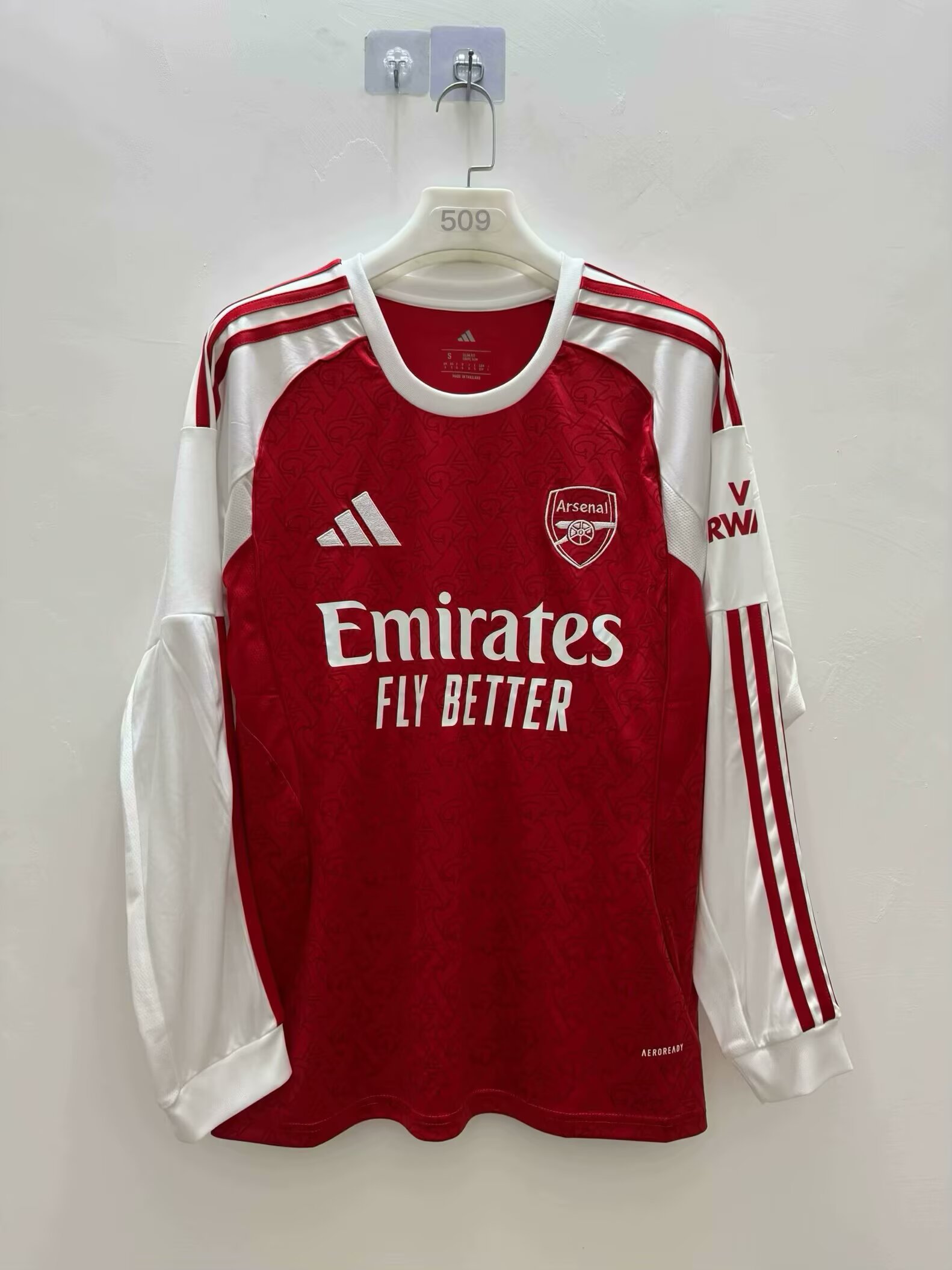 2025/2026 Long Sleeves Arsenal Home Football Jersey 1:1 Thai Quality