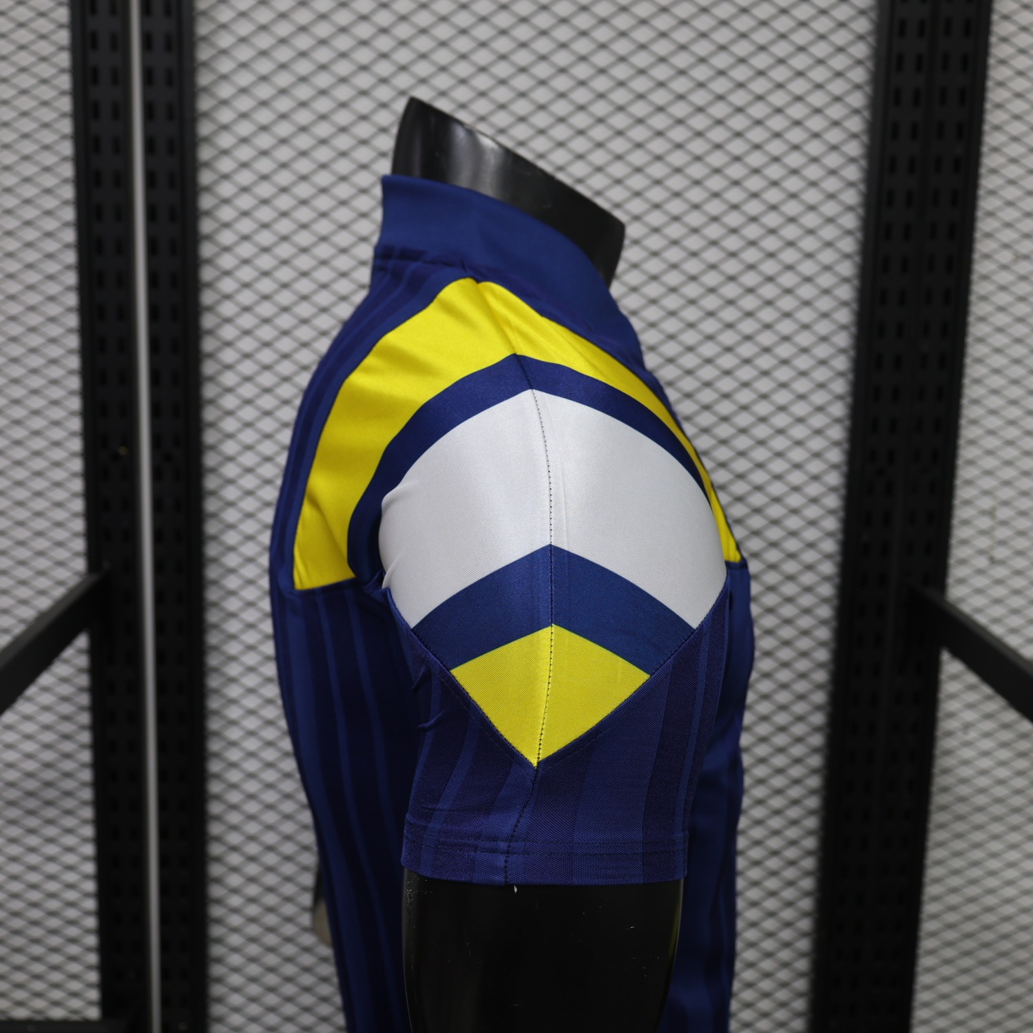 Boca Juniors 26-27 Blue Yellow Retro Style Casual Jersey - Player Version - UnitedFutballJersey