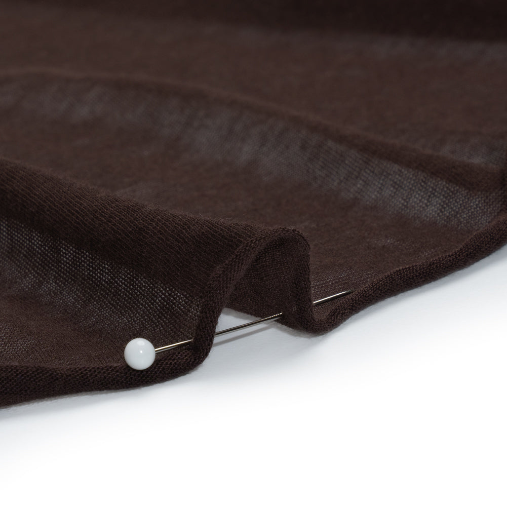 Featherweight Rayon Jersey - Dark Brown - Designer Deadstock - Joann Fabrics
