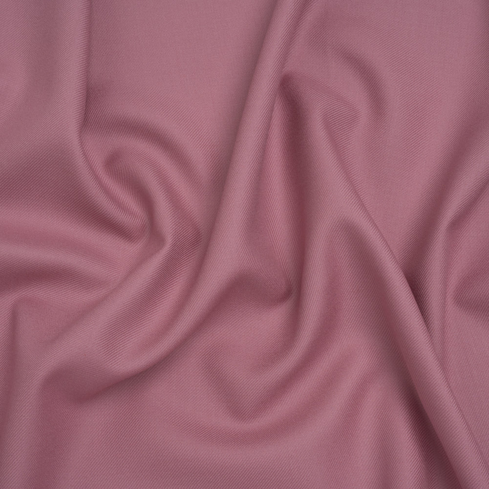 Virgin Merino Wool Twill Suiting Made in Italy - Dusty Rose - Joann Fabrics