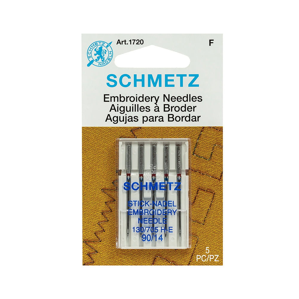 Schmetz Embroidery Machine Needles - 90/14 - 5 ct - Joann Fabrics