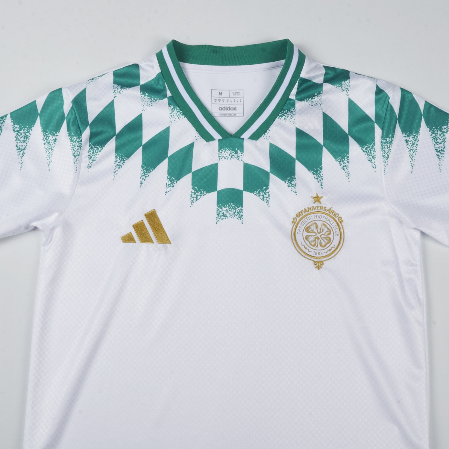 Celtic 26-27 Green Collar White Special Jersey - Fan Version - UnitedFutballJersey