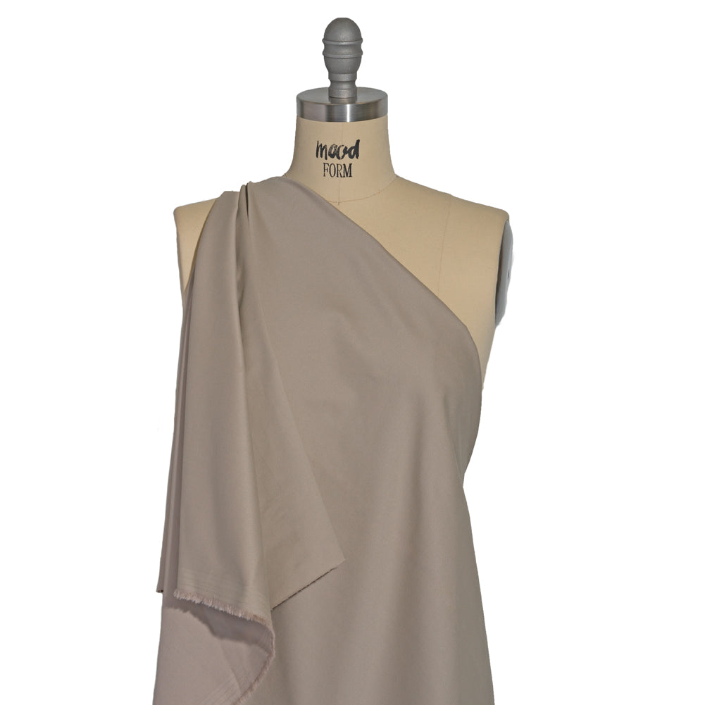 Carbon Brushed Stretch Khaki Twill - Warm Gray - Averill Collection - Joann Fabrics
