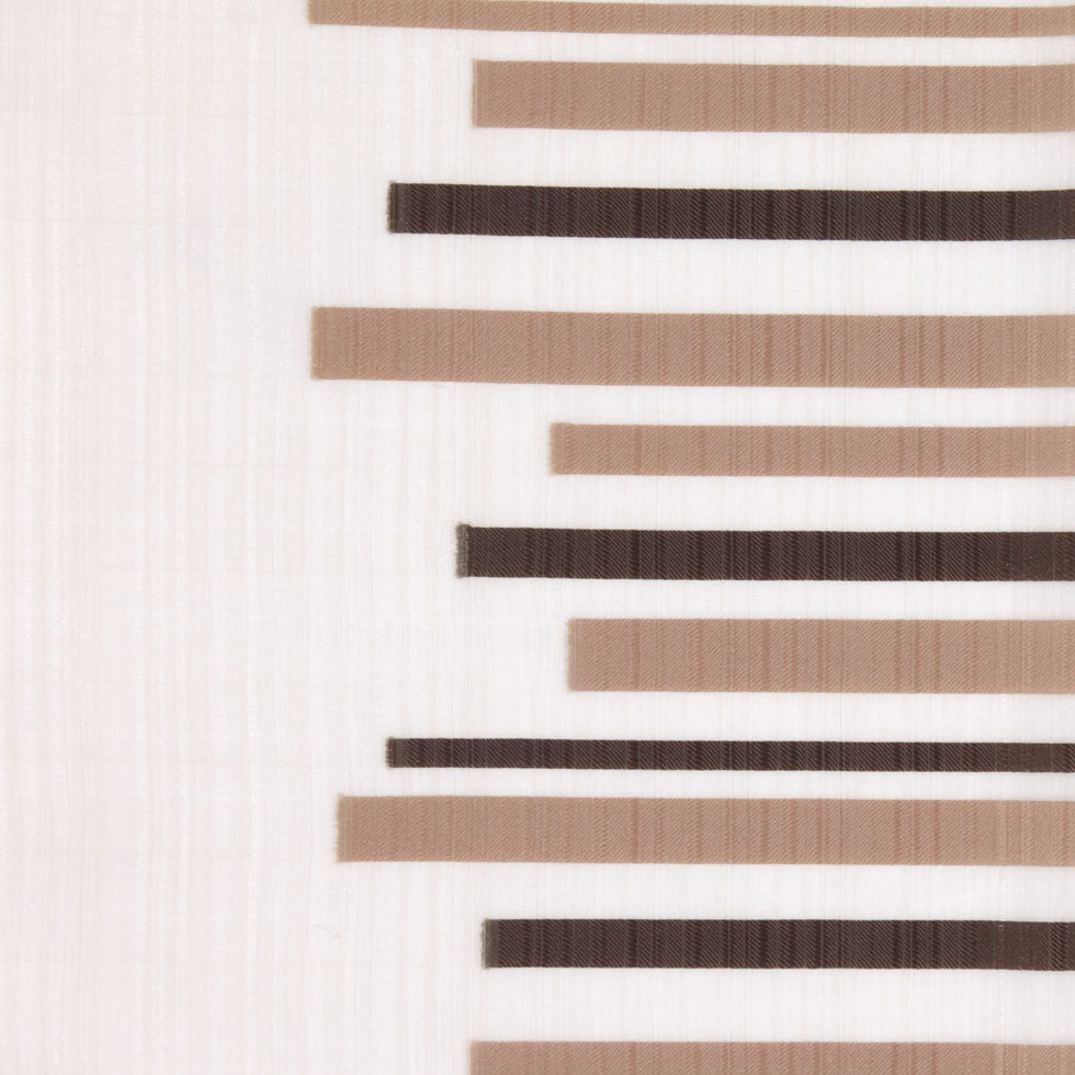 Brown 40955 Stripes Sheer - Joann Fabrics