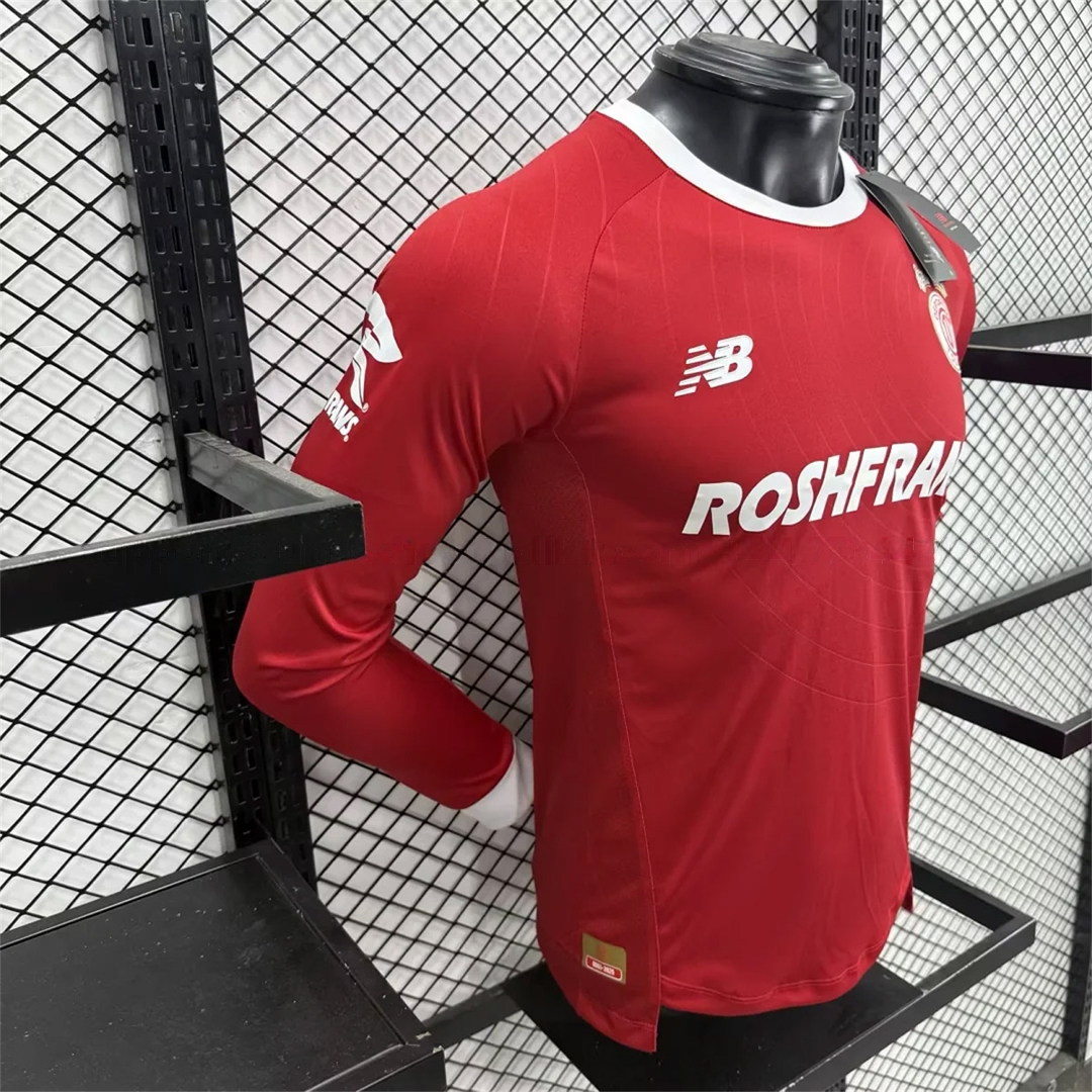 Toluca 25-26 Red Special Long Sleeves Jersey - Player Version - UnitedFutballJersey